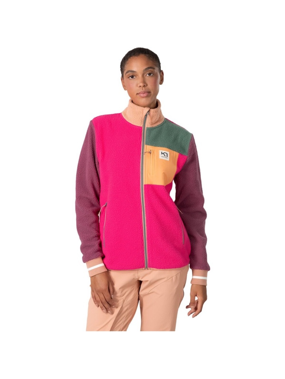 NWT Kari Traa Rothe Mid layer fleece Jacket - Women's XS Berry